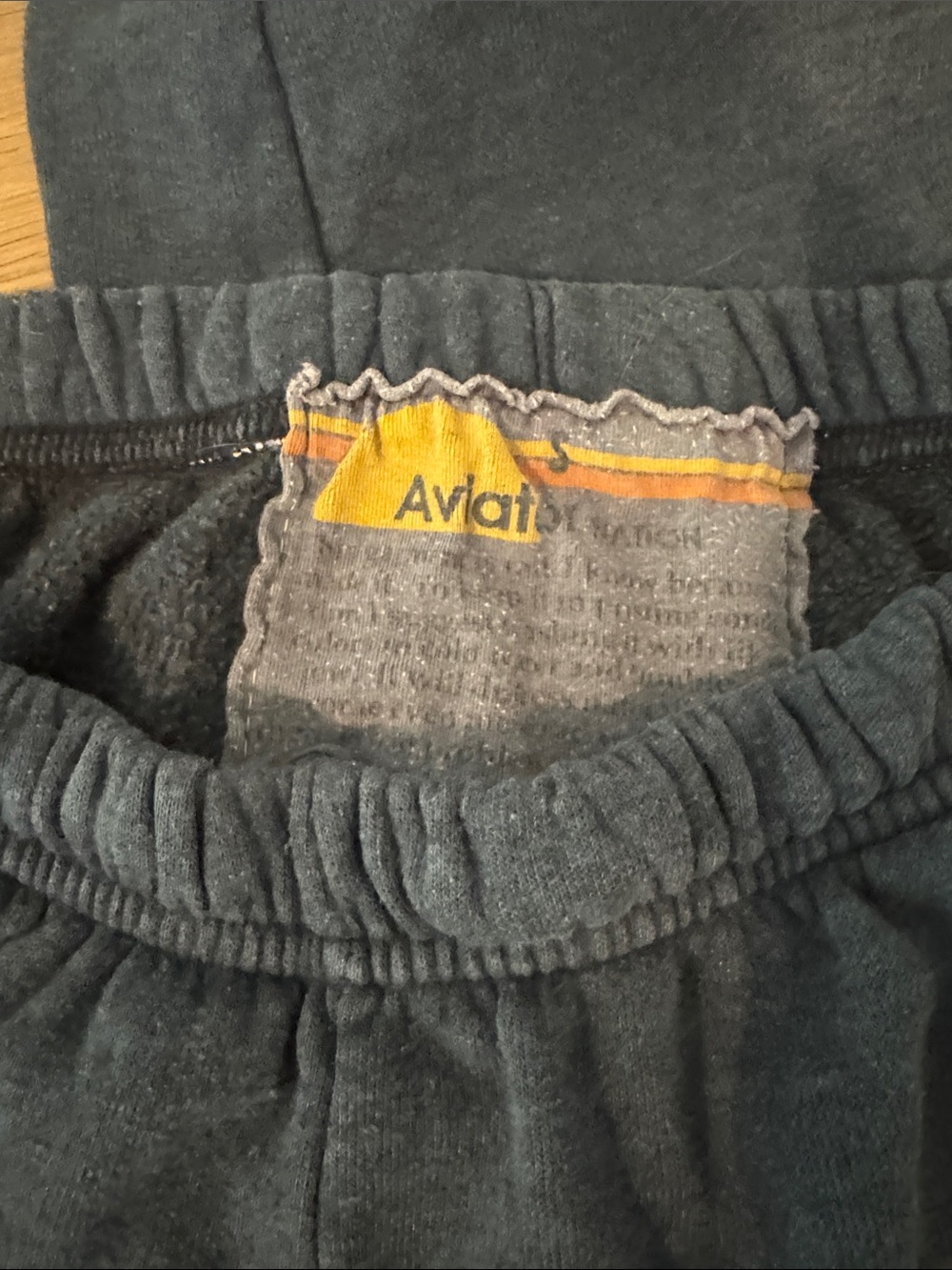 Aviator Nation Navy/Gray stripped Track Joggers
